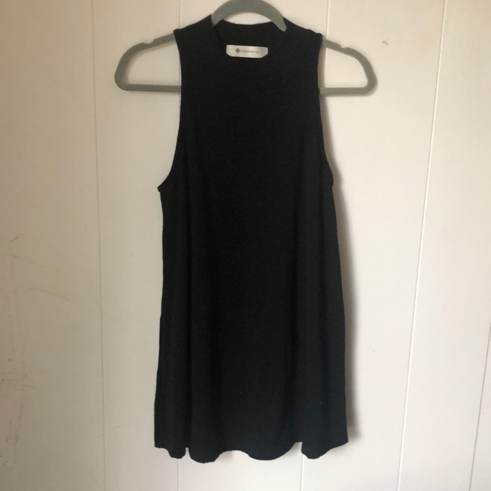 Impeccable pig black high neck dress size M